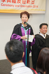 學院院長陳寶安博士歡迎基礎教育文憑課程新生